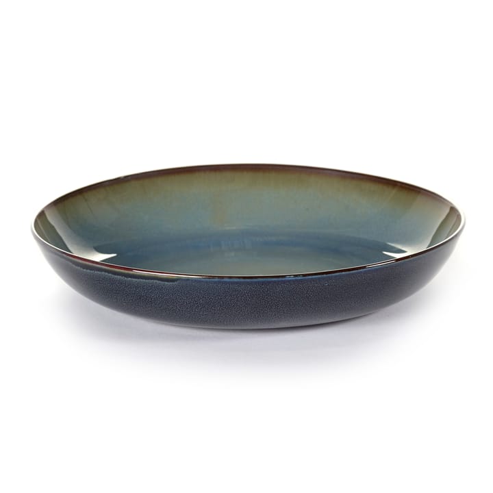 Terres de Rêves pastatallrik 23,5 cm - Blue grey-dark blue - Serax