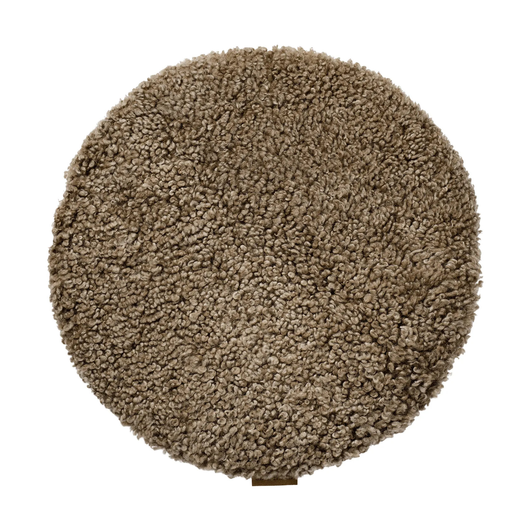 Jill stolsdyna vadderad, Desert (beige), Ø36 cm Shepherd of Sweden