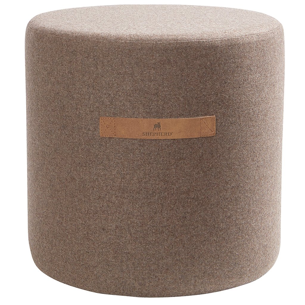 Shepherd of Sweden Shepherd puff Sara 40 cm Cappuccino