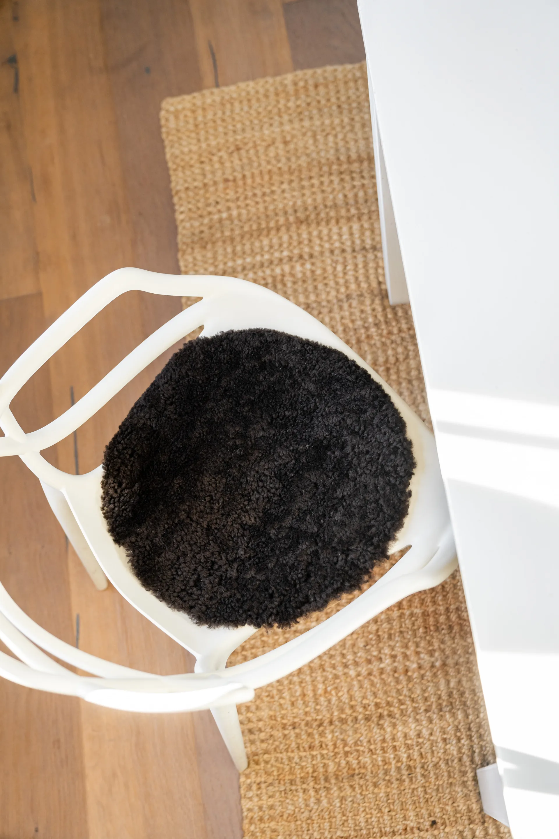 Shepherd stolsdyna Ida 38cm, mörkbrun Shepherd of Sweden