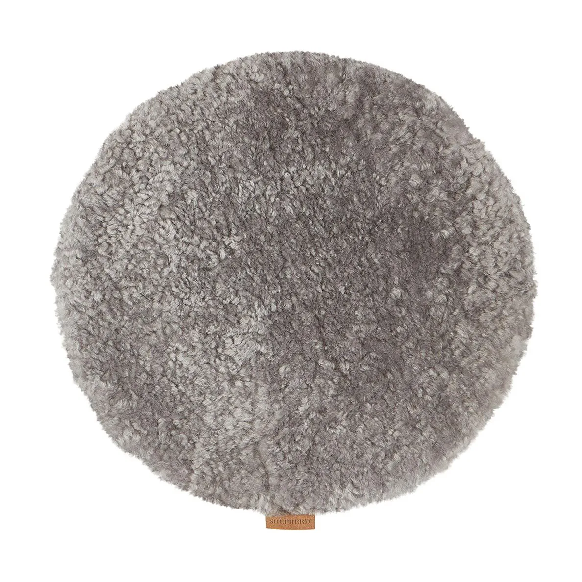 Shepherd stolsdyna Jill vadderad 38 cm, granit Shepherd of Sweden