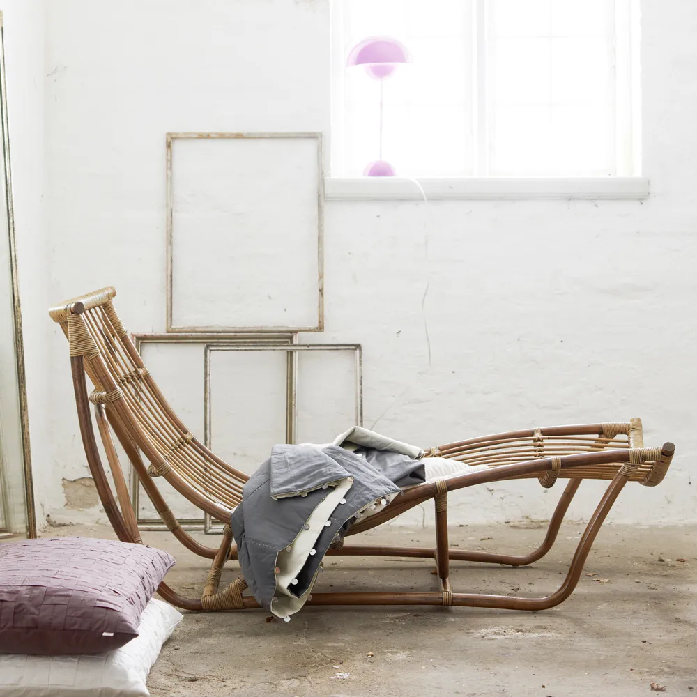 Michelangelo liggfåtölj, antik Sika Design