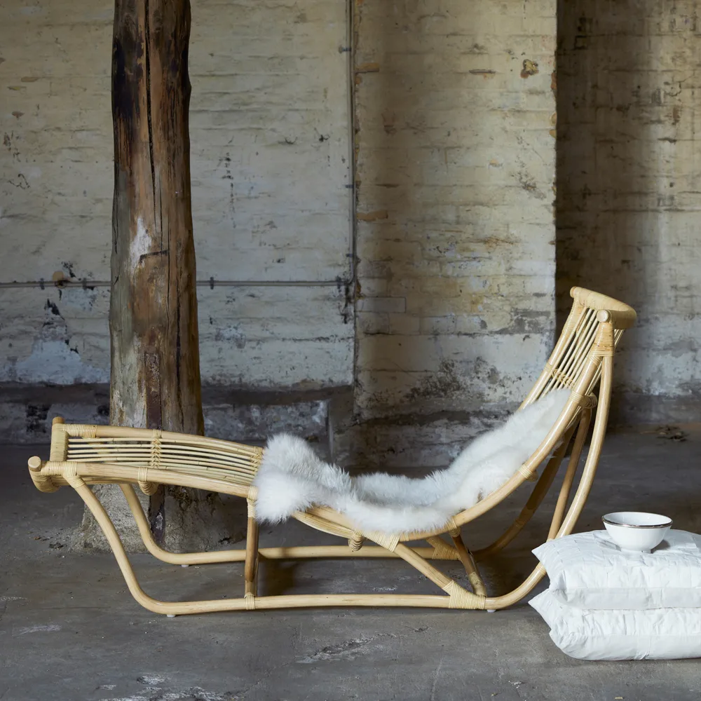 Michelangelo liggfåtölj, antik Sika Design