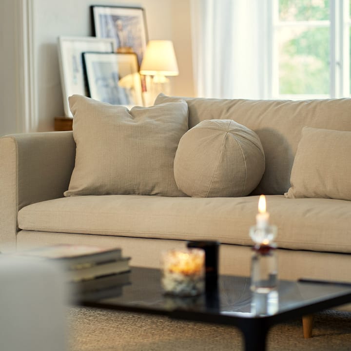 Lill 3-sits soffa lux - tyg caleido 3899 beige, lc, ben 111d, svart - Sits