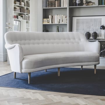 Runda Samsas soffa - tyg rami 6810 natur, ekben - Sjögren