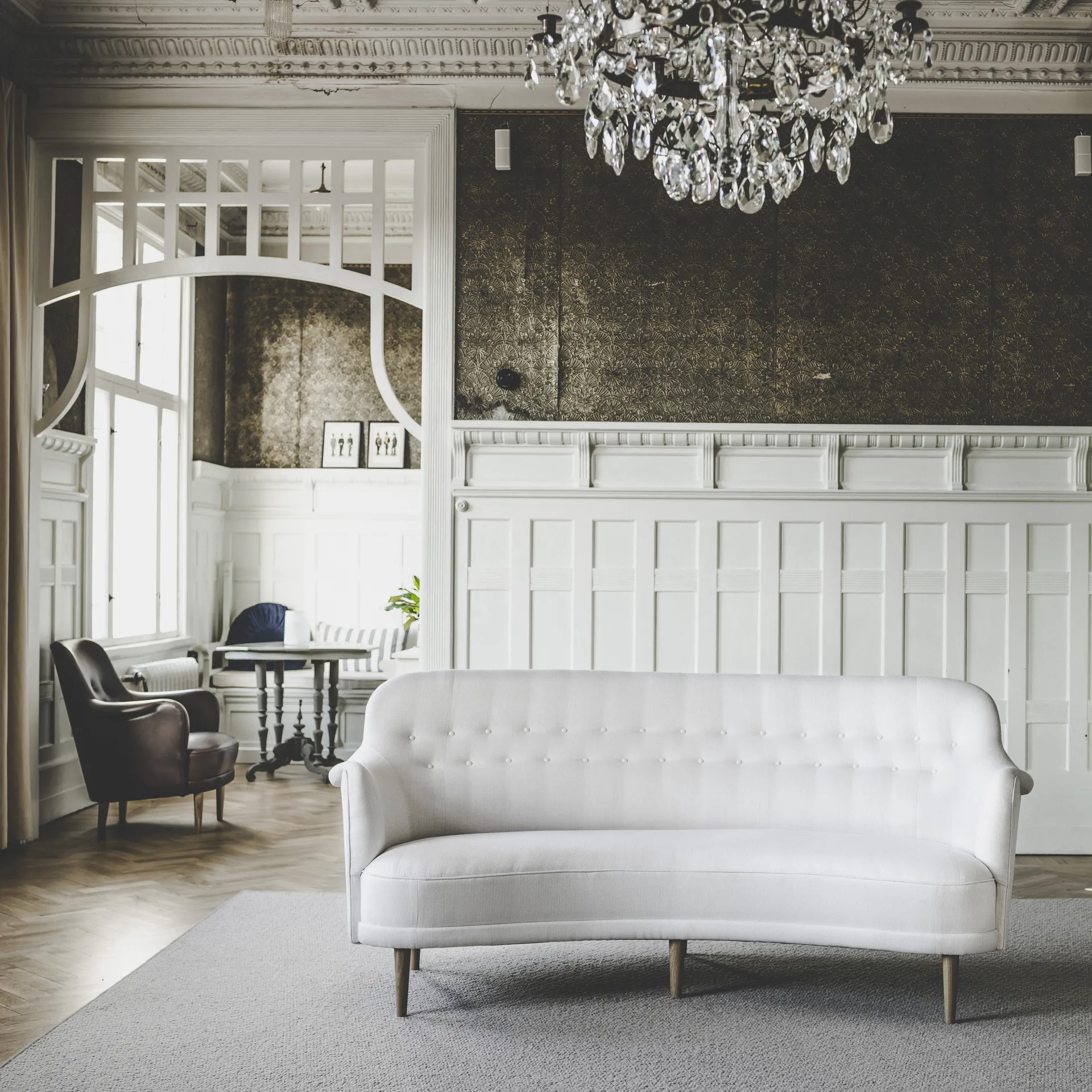 Samsas fåtölj, Rustical 33286 brun-ekben Sjögren