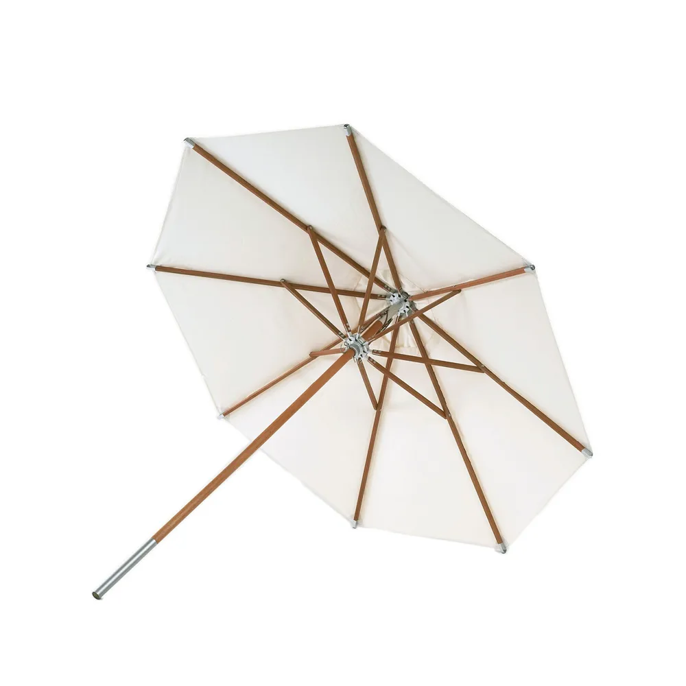 Atlantis parasoll, vit, ø330cm Skagerak