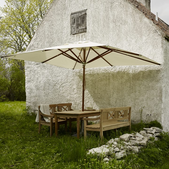 Atlantis parasoll, white, 330x330cm Skagerak