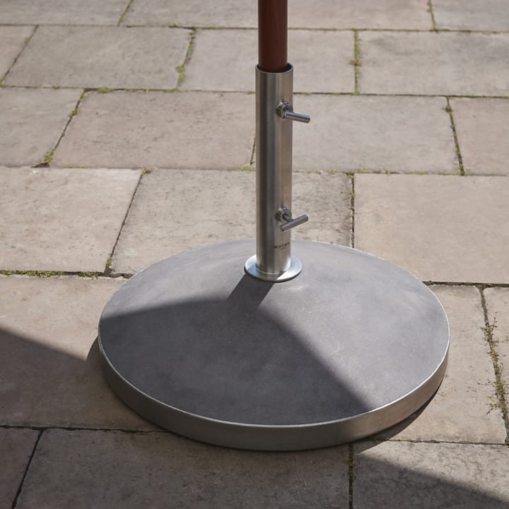 Capri parasollfot, concrete/stainless steel, 30kg Skagerak