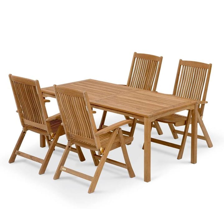 Columbus karmstol, teak Skagerak
