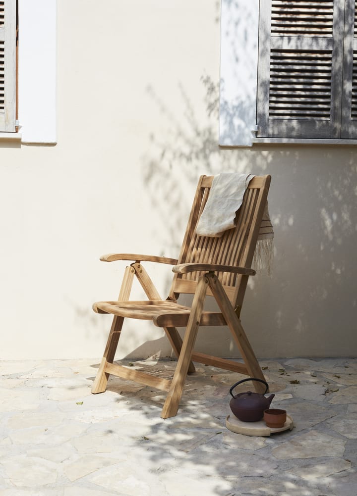 Columbus karmstol, teak Skagerak