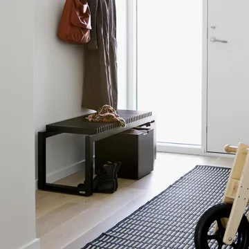 Cutter bänk 121 cm - Svartlackerad ek - Skagerak