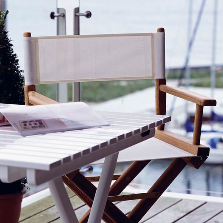 Director's Chair - vit, teakstativ - Skagerak