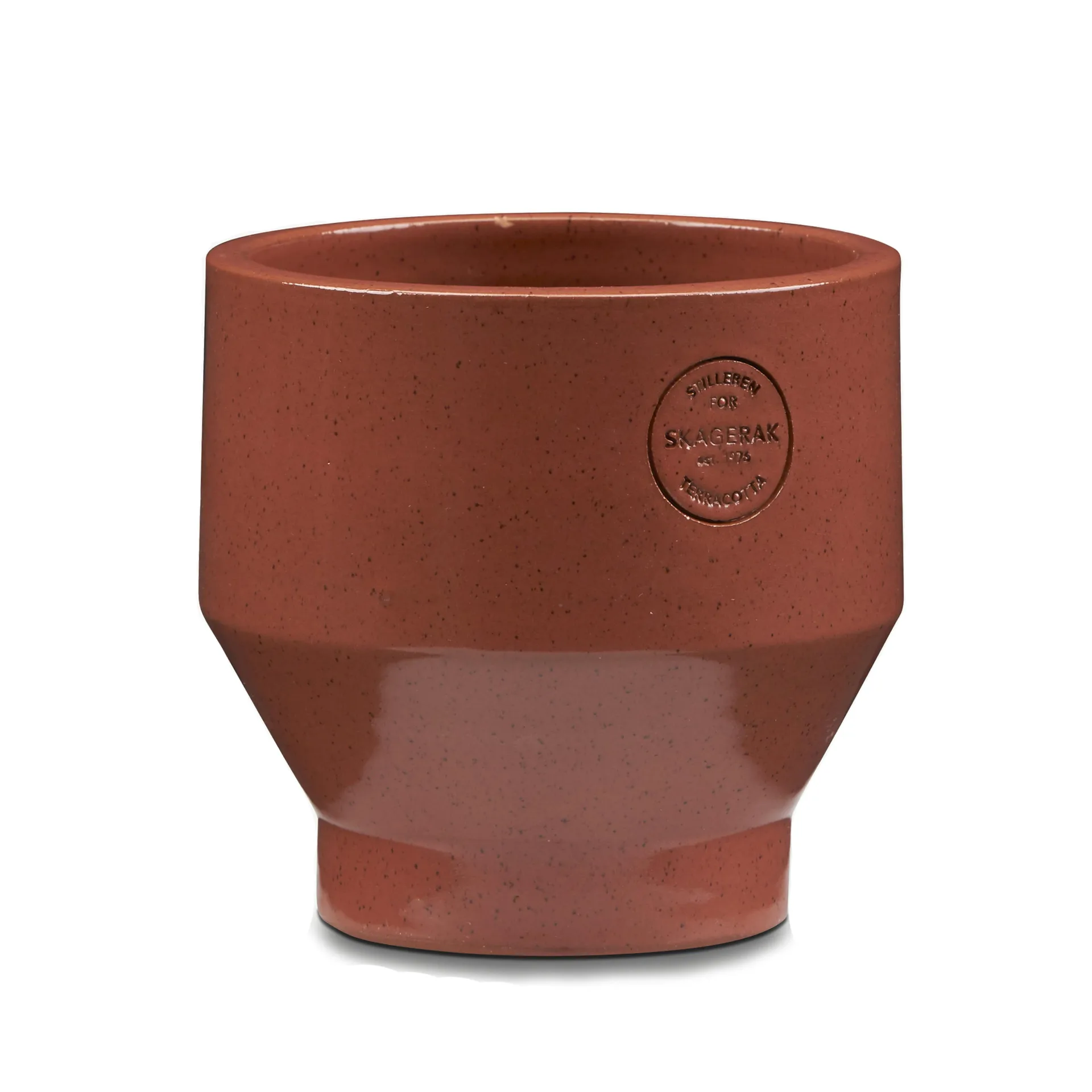 Edge kruka (inomhus) Ø15 cm, burned red Skagerak
