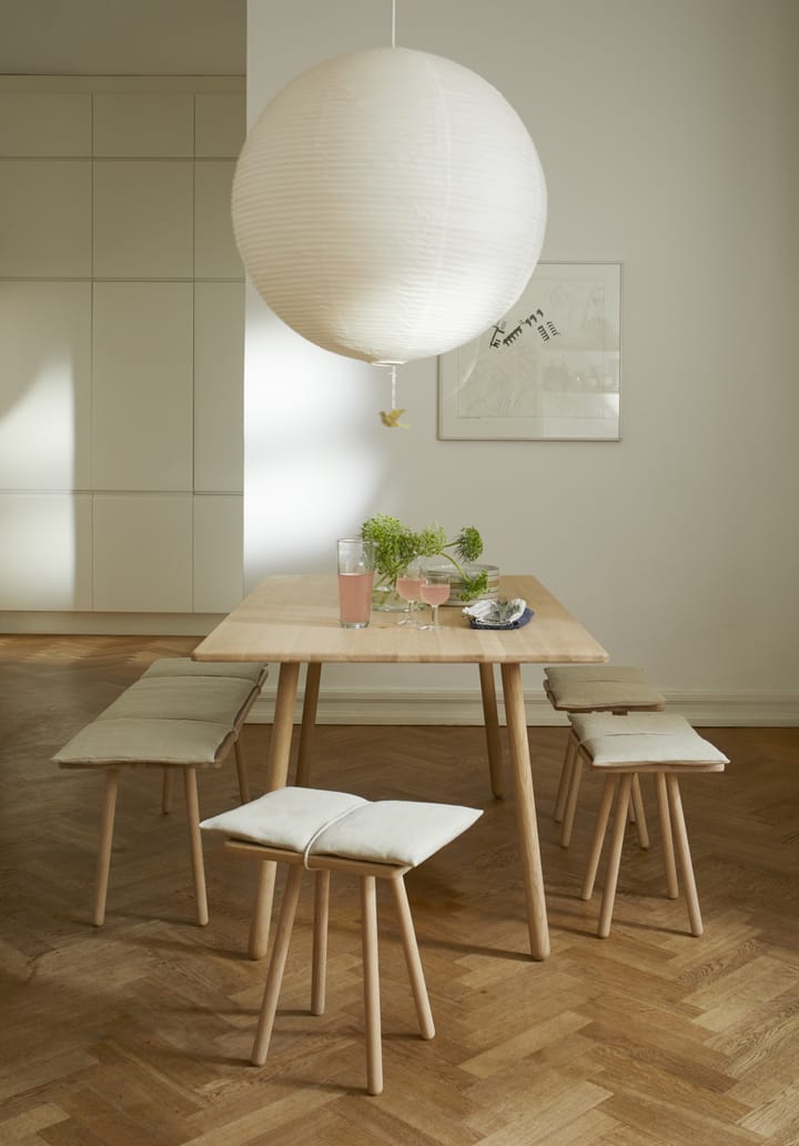 Georg linnedyna med rem till pall/barstol, Beige Skagerak