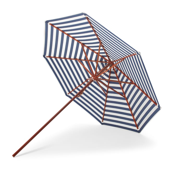Messina parasoll - Dark Blue Stripes Ø270 cm - Skagerak