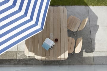 Messina parasoll - Dark Blue Stripes Ø270 cm - Skagerak