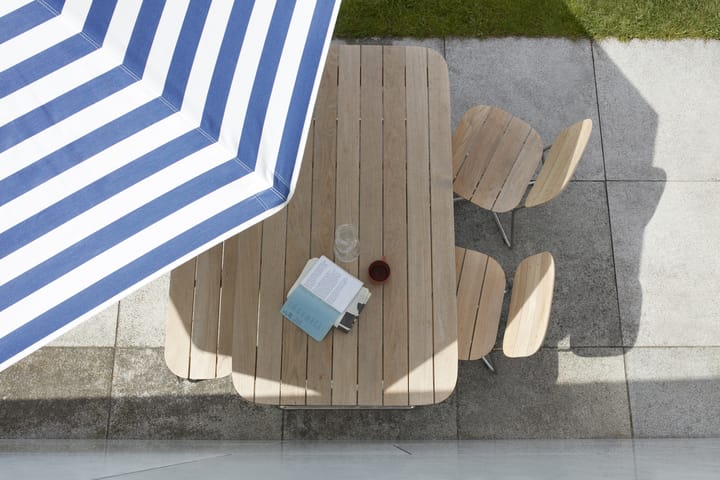 Messina parasoll, Dark Blue Stripes Ø270 cm Skagerak