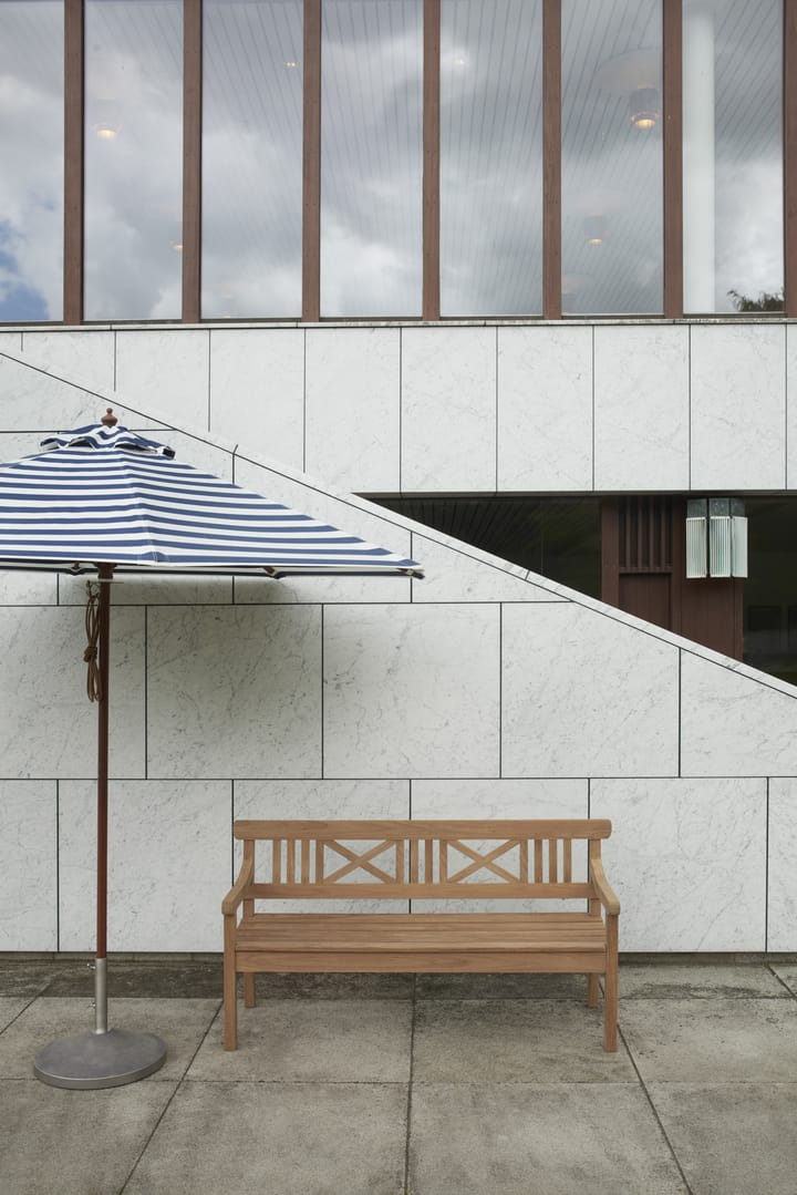 Messina parasoll, Dark Blue Stripes Ø270 cm Skagerak