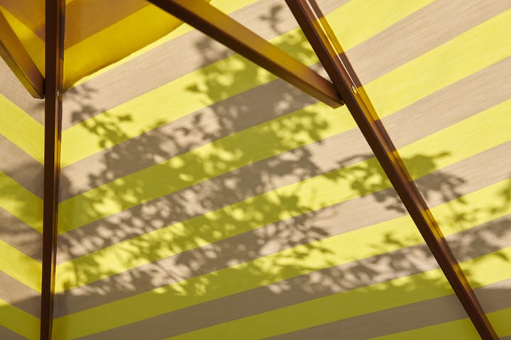 Messina parasoll - Lemon/sand, 300x300 cm - Skagerak