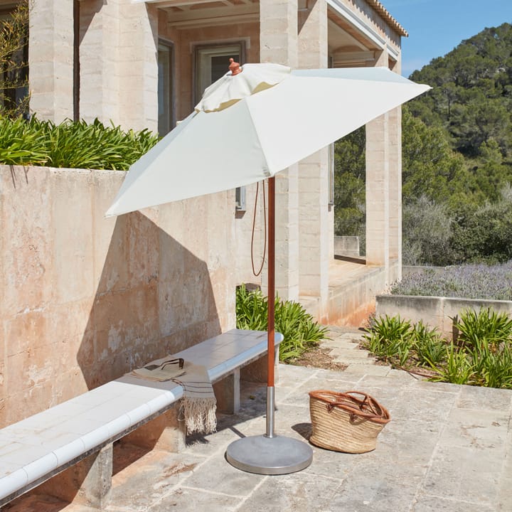 Messina parasoll - White Ø210 cm vinklingsbart 45 grader - Skagerak