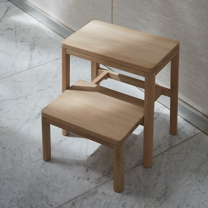 Noboru step ladder stegpall, oak Skagerak