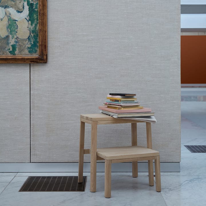Noboru step ladder stegpall, oak Skagerak