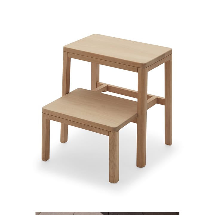 Noboru step ladder stegpall, oak Skagerak
