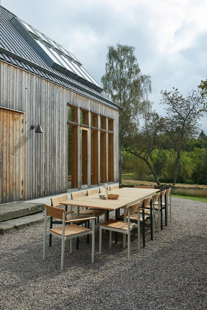 Pelagus karmstol teak, Light ivory Skagerak