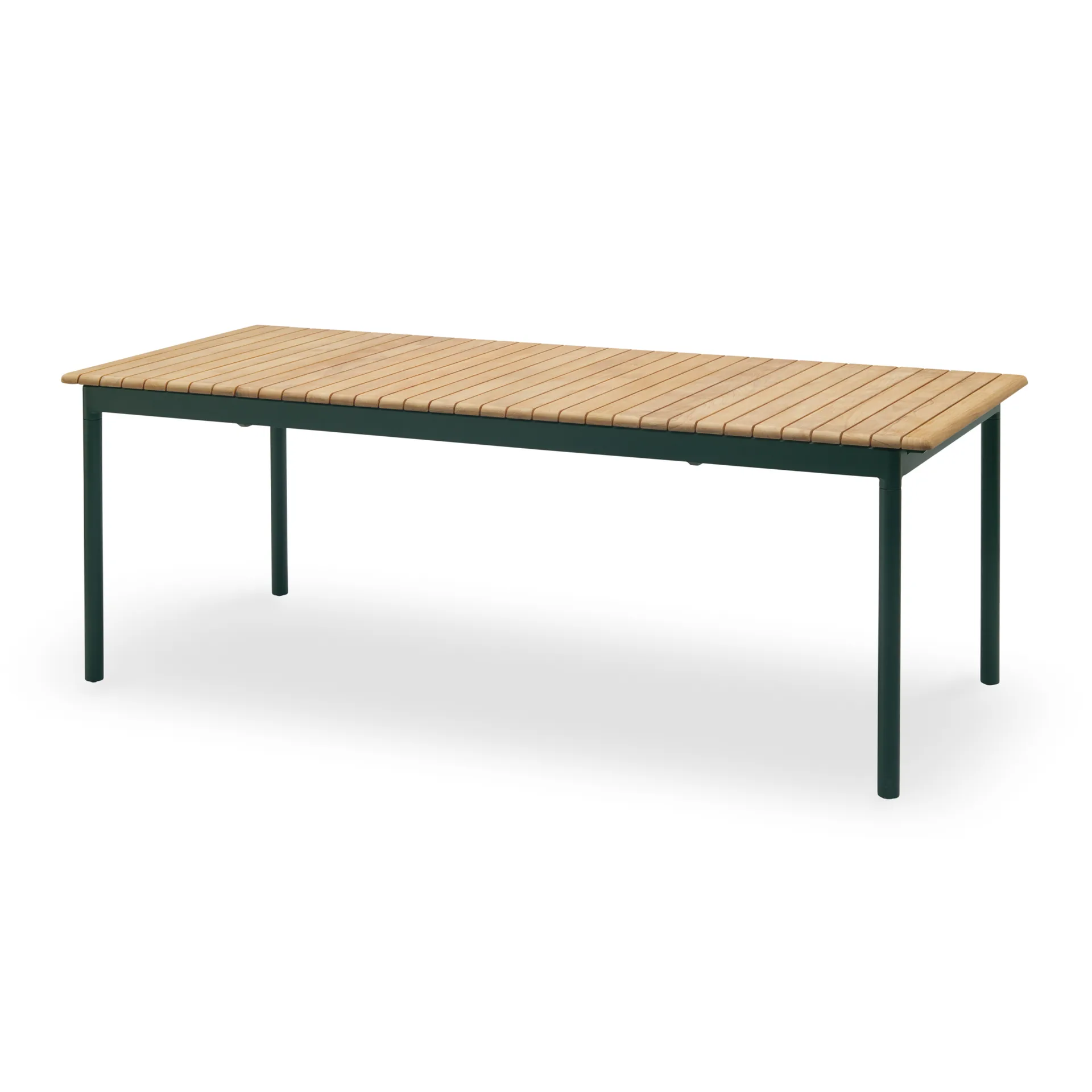 Pelagus matbord teak 214x90,5 cm, Hunter green Skagerak