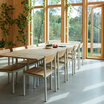 Pelagus matbord teak 214x90,5 cm - Light ivory - Skagerak