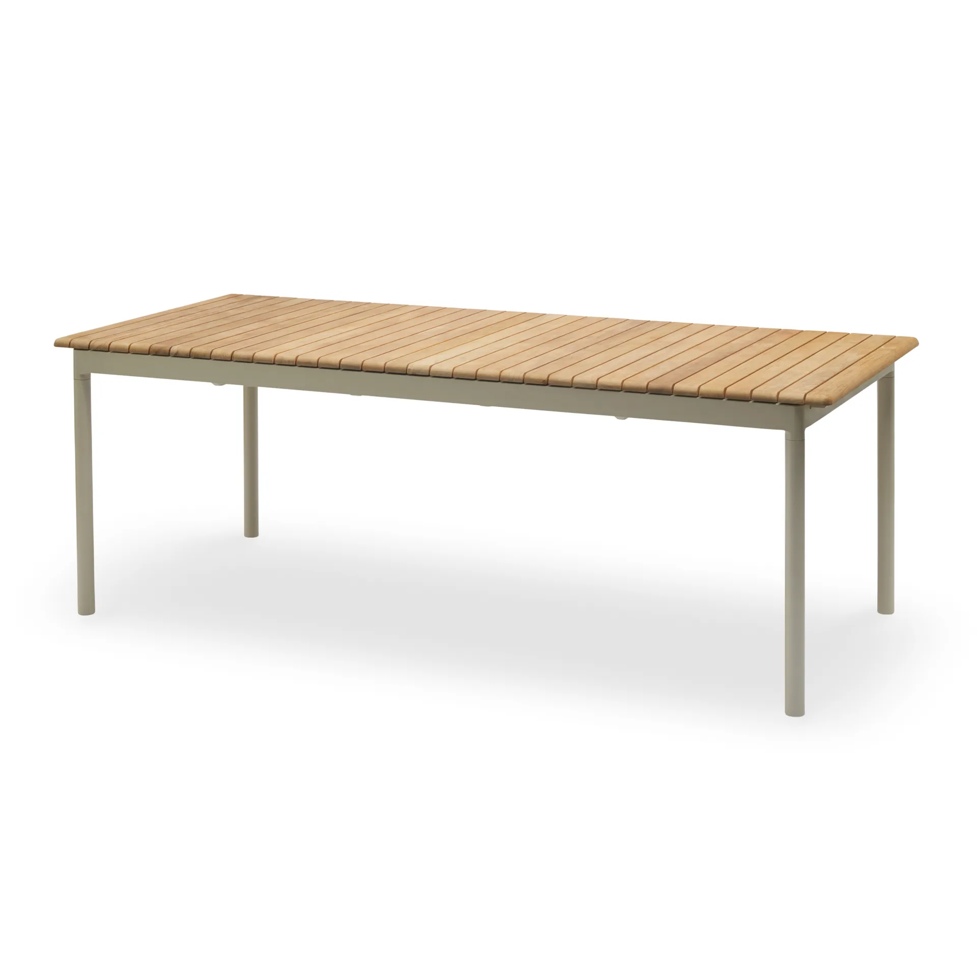 Pelagus matbord teak 214x90,5 cm, Light ivory Skagerak