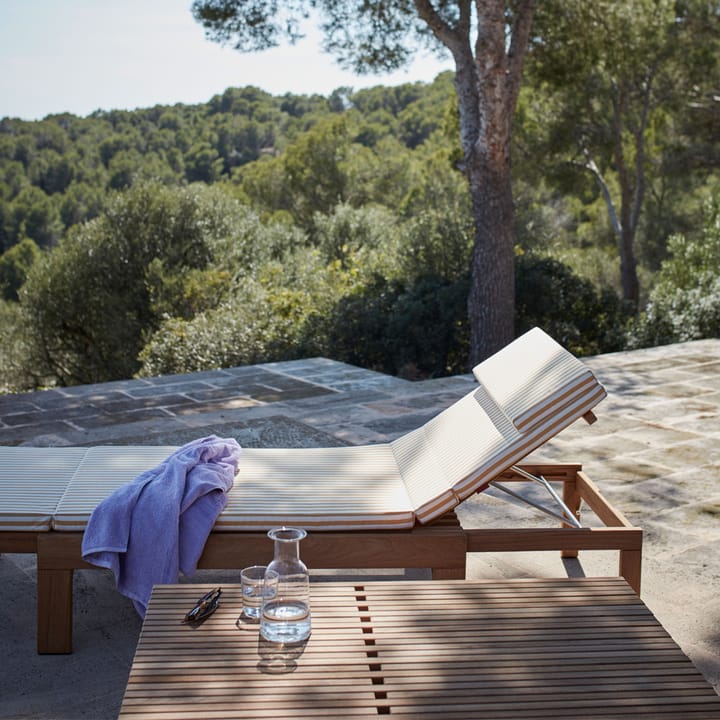 Riviera dyna till solsäng, tyg outdoor textile ash Skagerak