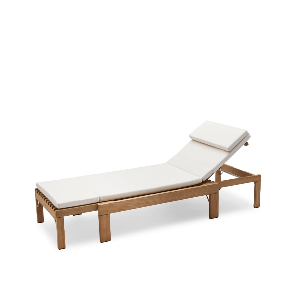 Skagerak Riviera dyna till solsäng tyg outdoor textile white