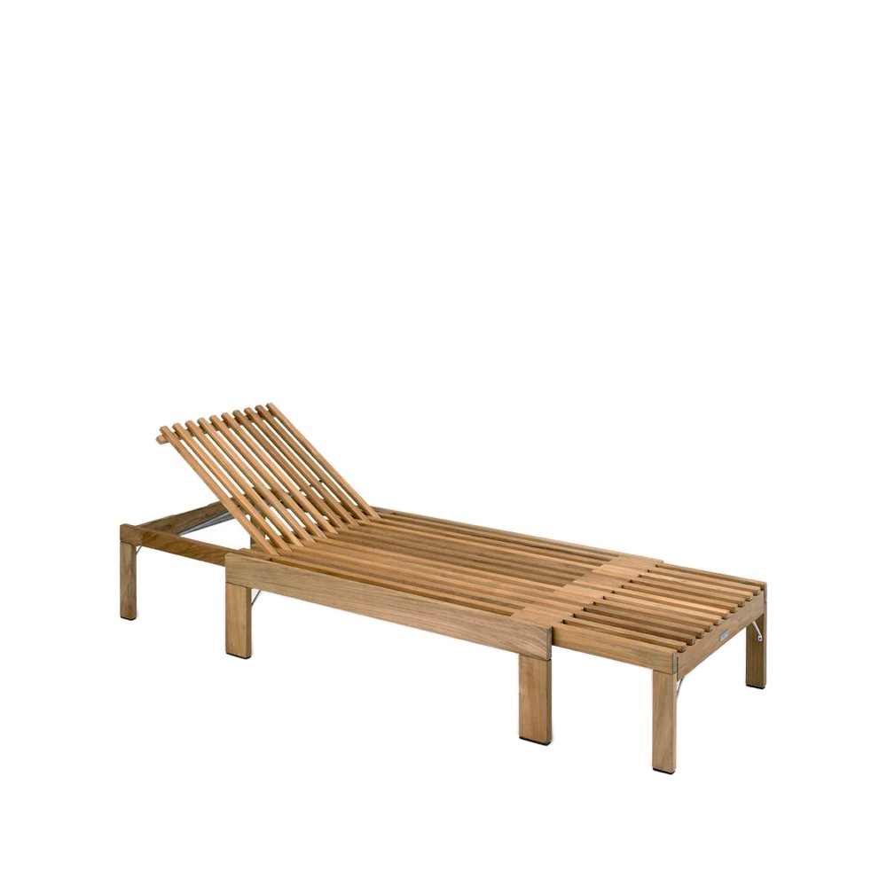 Skagerak Riviera solsäng teak | Skandinavisk Design | Solsängar & solstolar | Brun