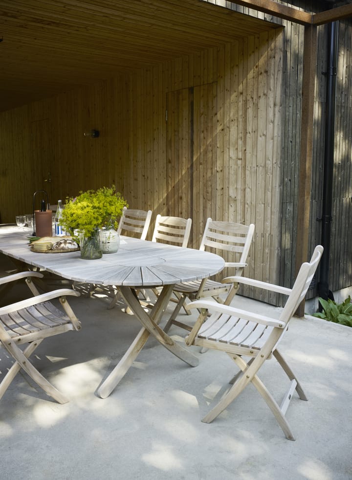Selandia karmstol, teak Skagerak