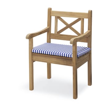 Skagen sittdyna till karmstol - Sea Blue Stripe - Skagerak