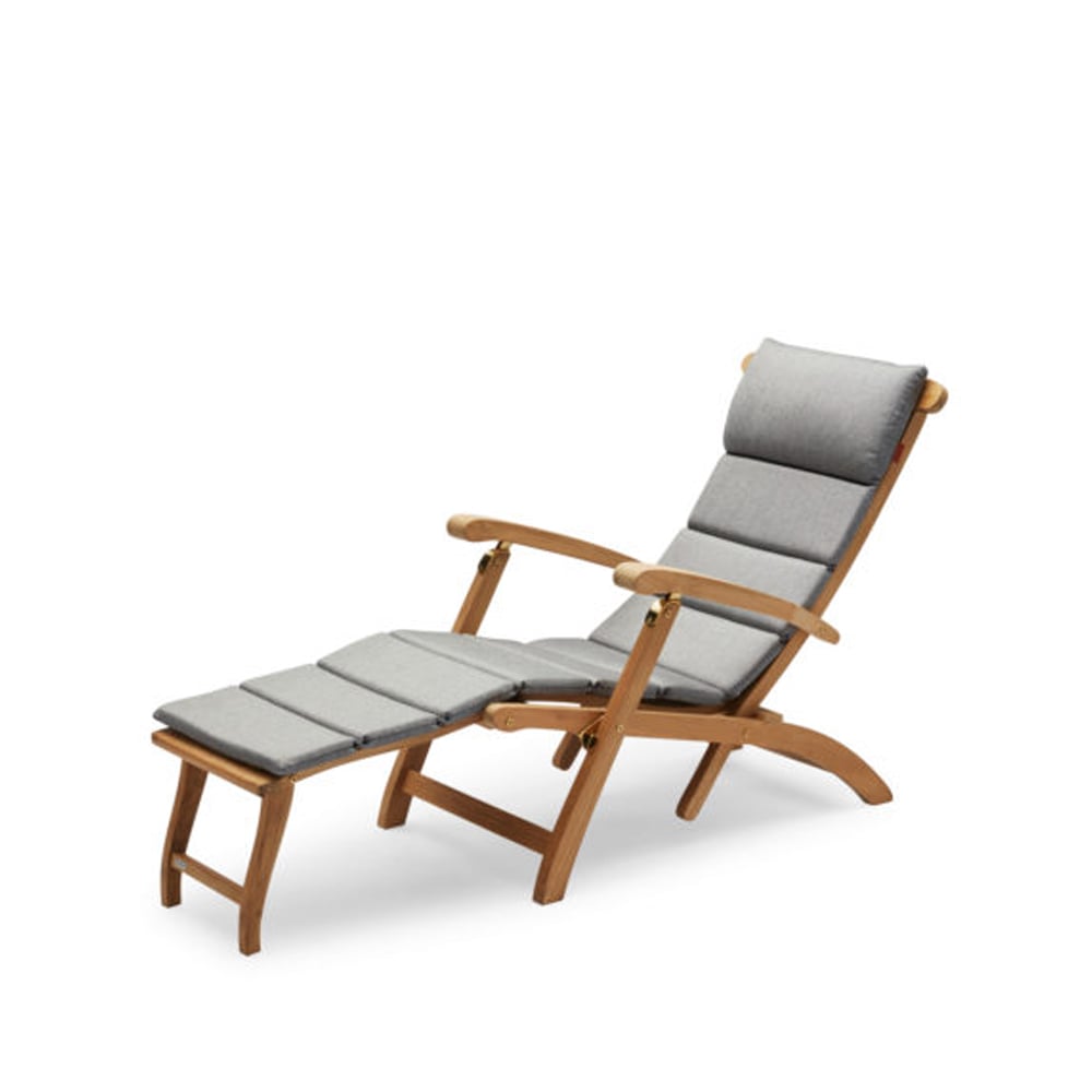 Skagerak Steamer däckstolsdyna tyg ash | Skandinavisk Design | Stolsdynor & kuddar för utomhusbruk | Grå