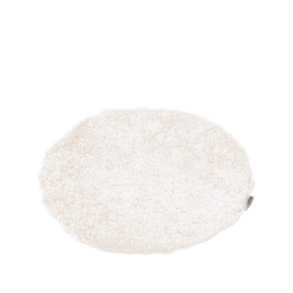 Skandilock Fårskinnsdyna o33 cm offwhite | Skandinavisk Design | Stolsdynor | Vit