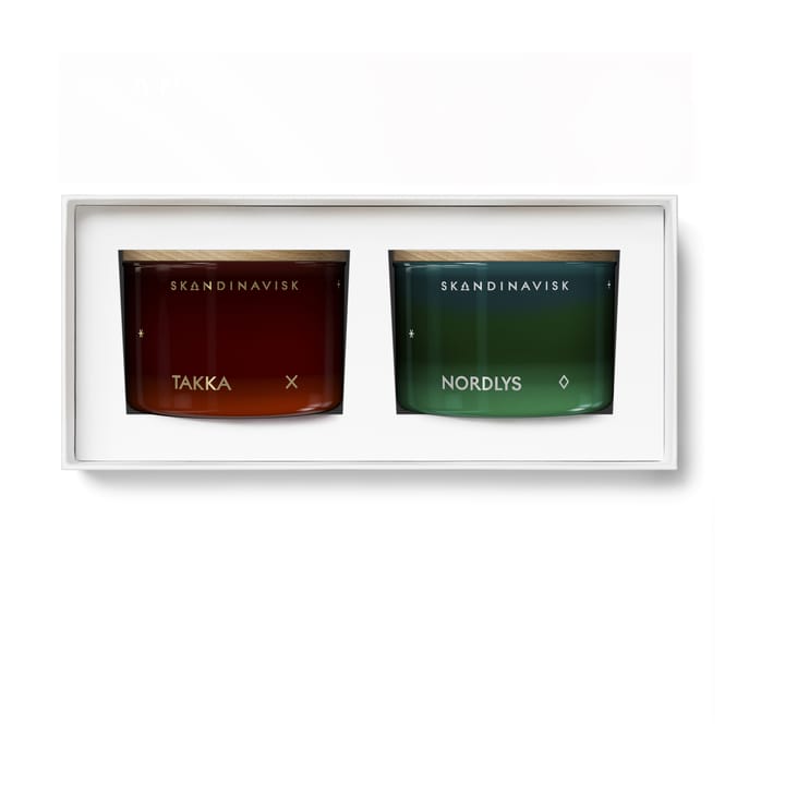 Fire & Light Mini ljus gåvoset 2 delar - 2x90g - Skandinavisk