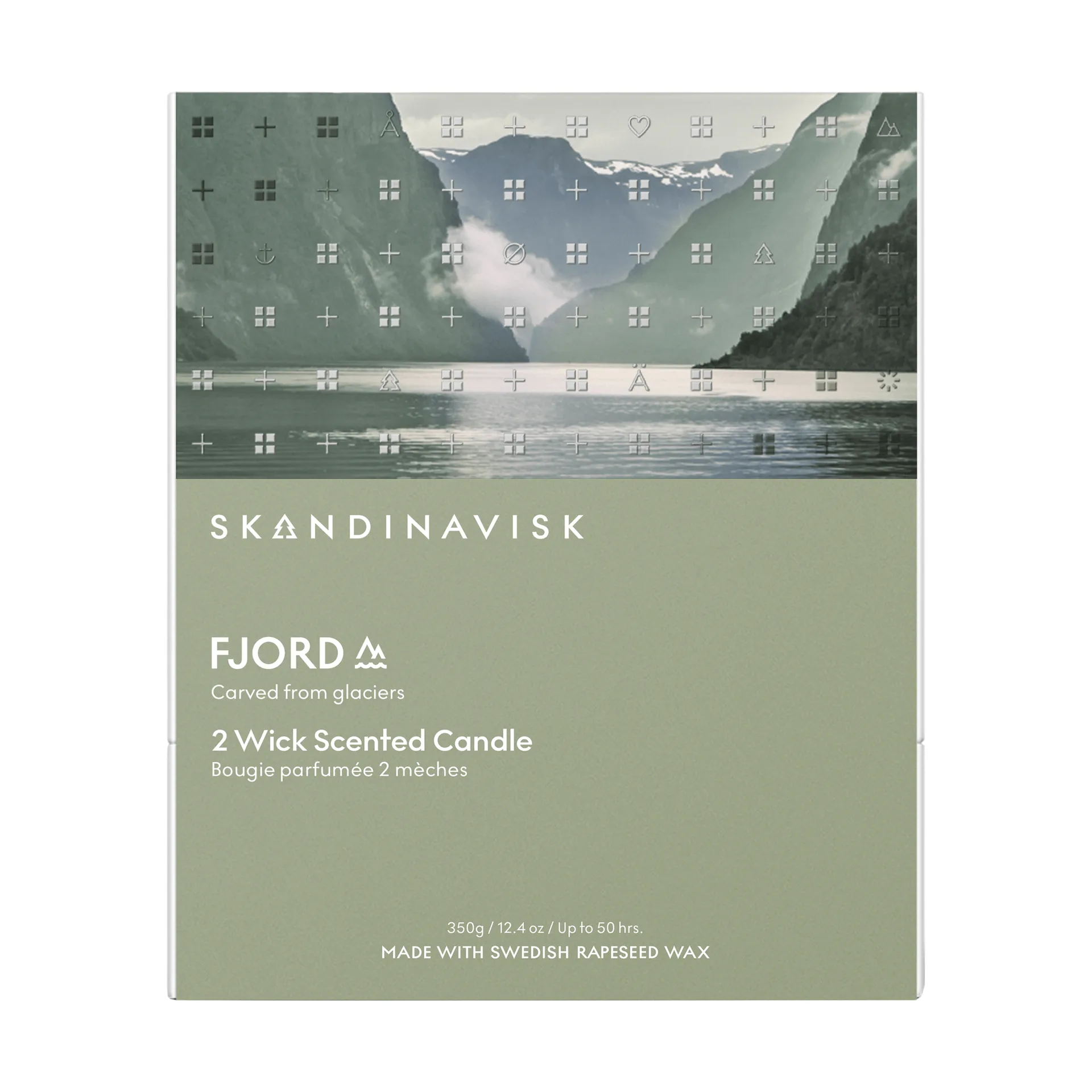 Fjord doftljus, 350 g, 2 vekar Skandinavisk