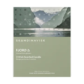 Fjord doftljus - 350 g, 2 vekar - Skandinavisk