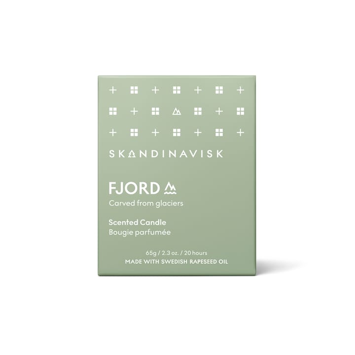 Fjord doftljus med lock, 65 g Skandinavisk