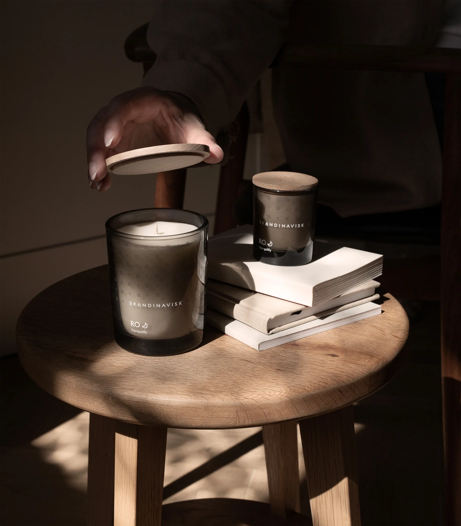 Hav doftljus med lock, 65 g Skandinavisk