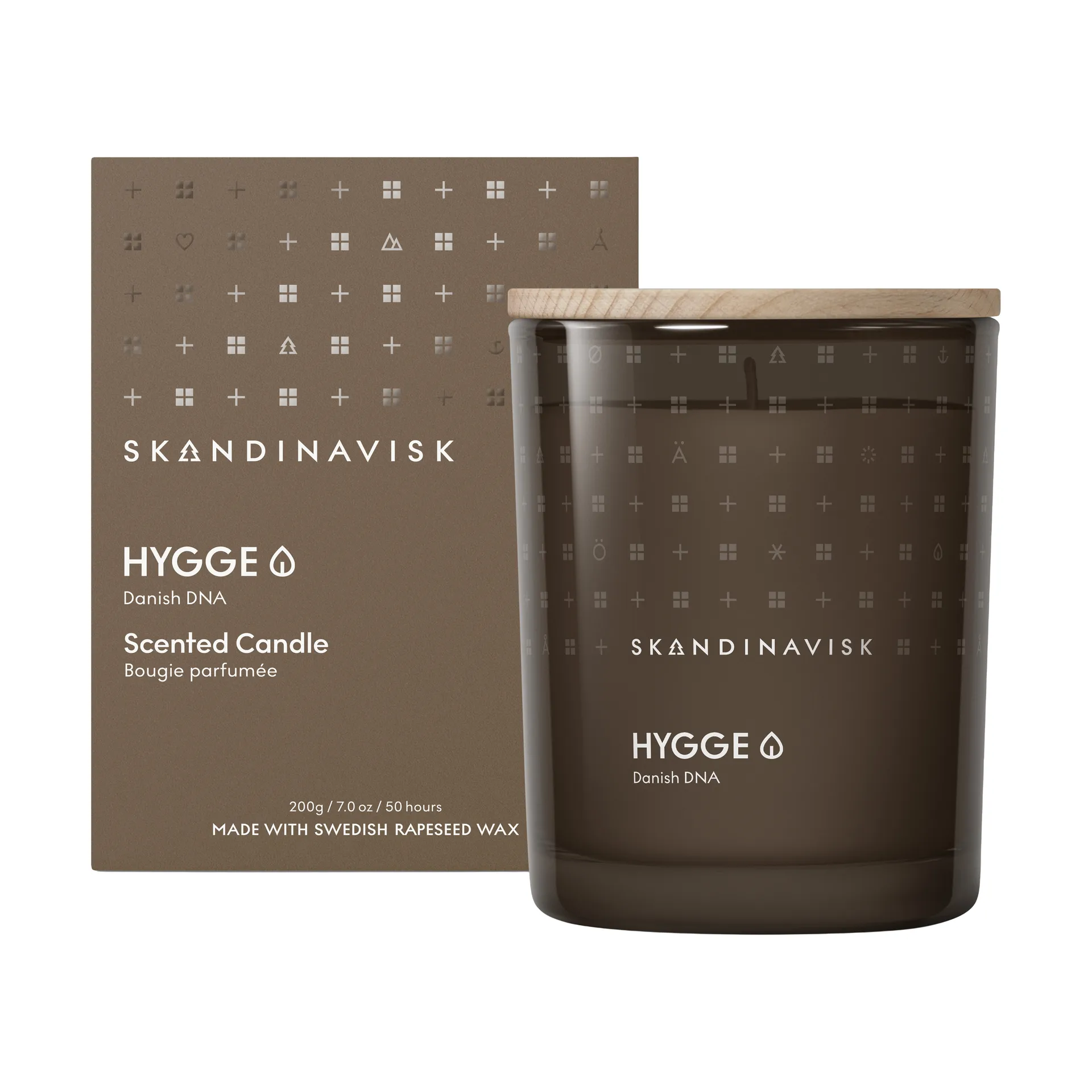 Hygge doftljus med lock, 200 g Skandinavisk