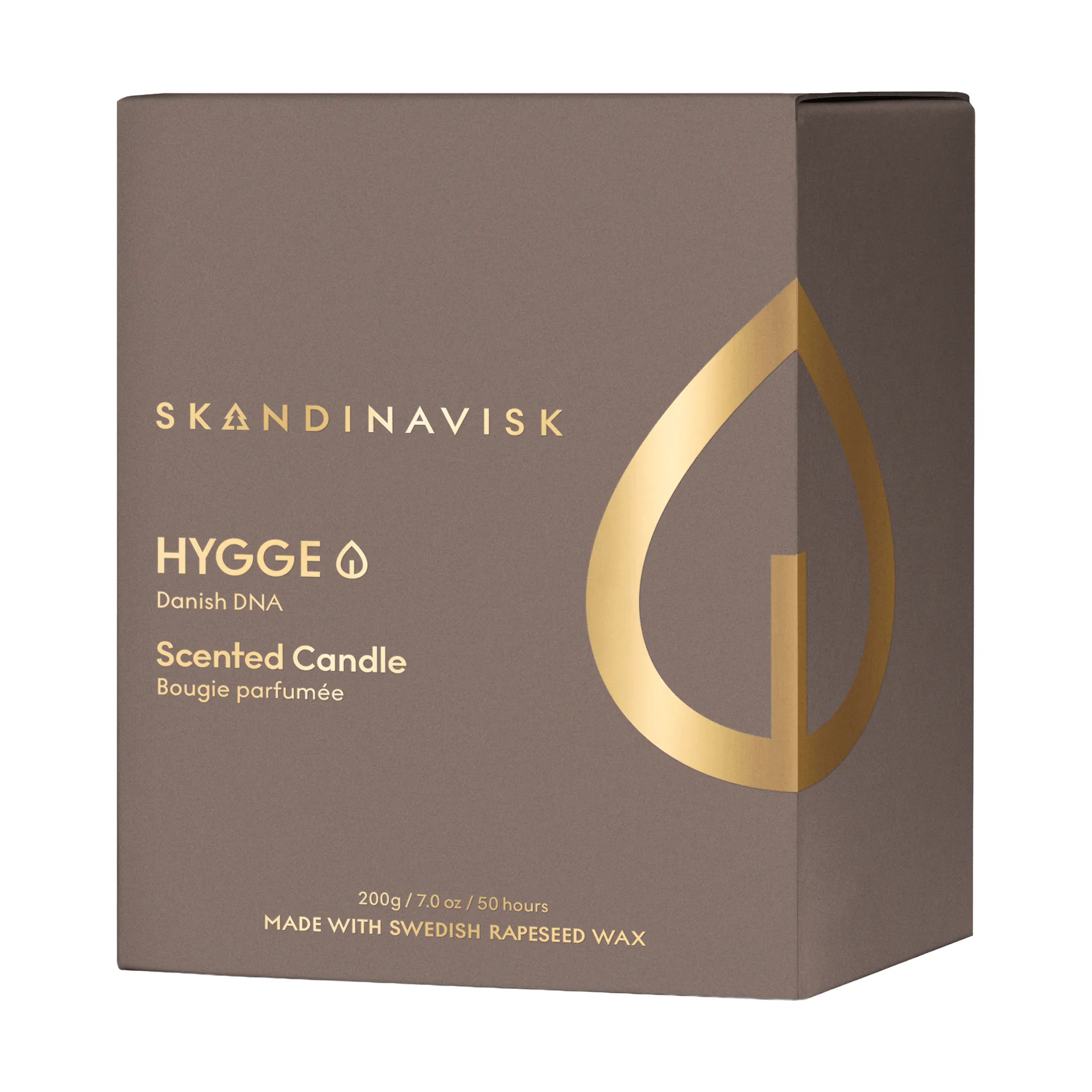Hygge Gold Symbol doftljus, 200 g Skandinavisk