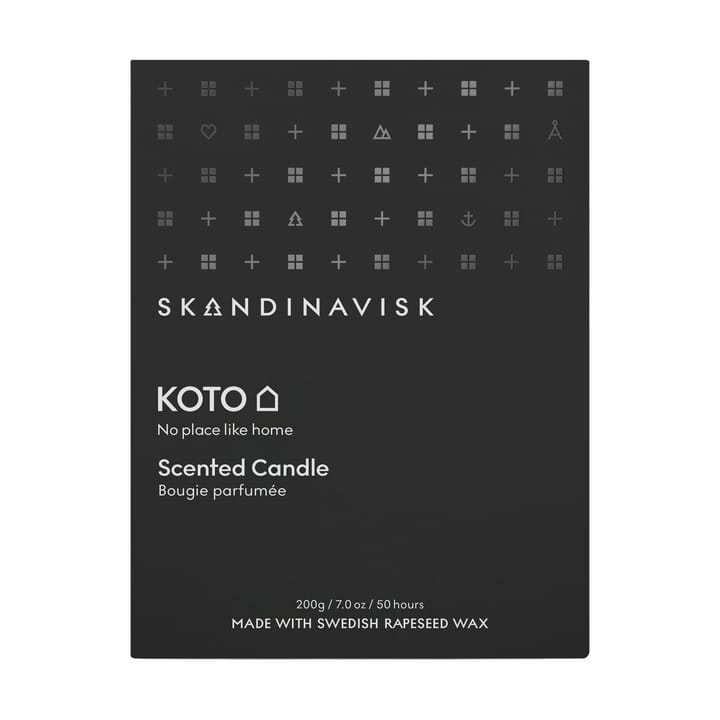 Koto doftljus med lock, 200 g Skandinavisk