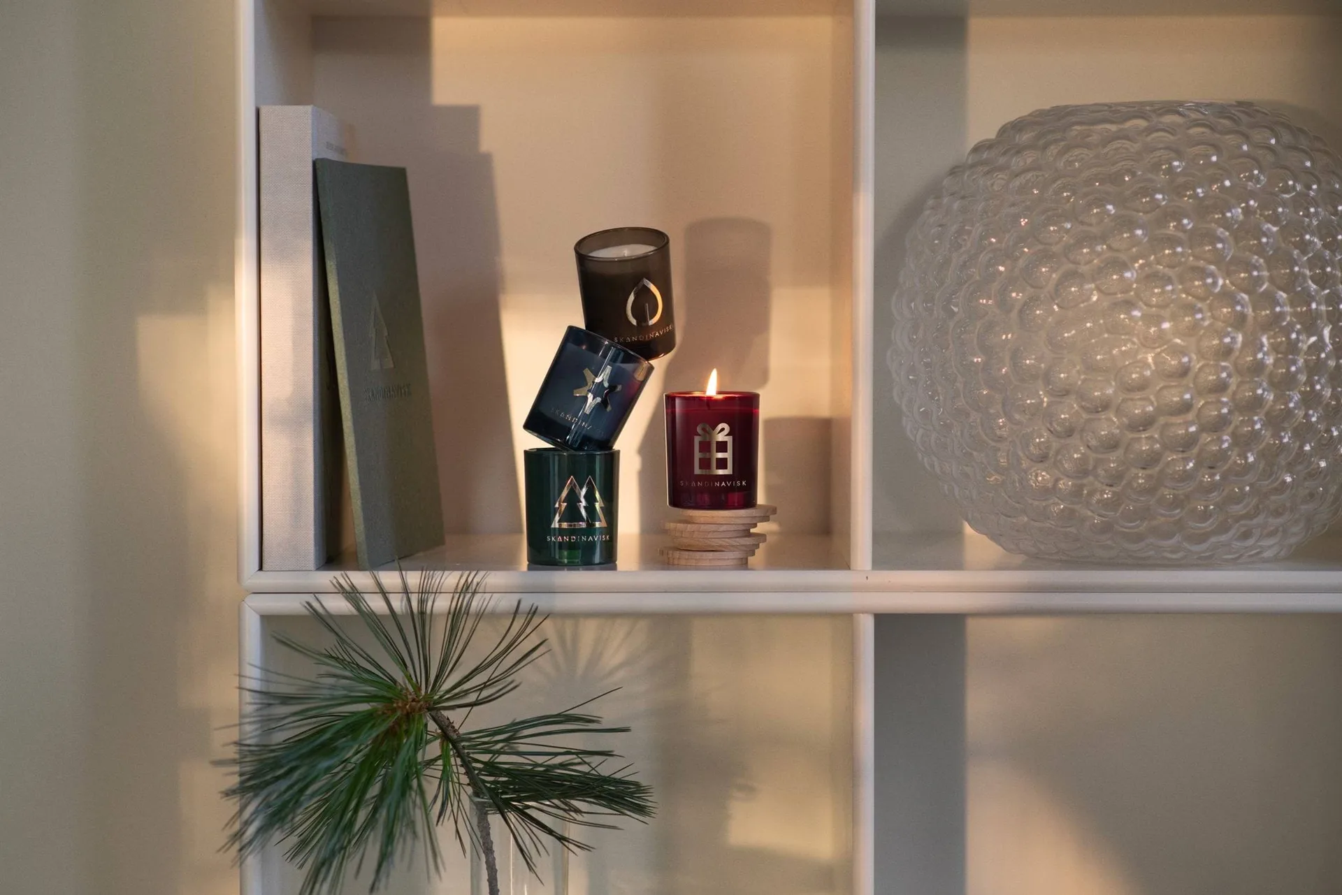 Moments doftljus gåvoset 4 delar, 65 g Skandinavisk