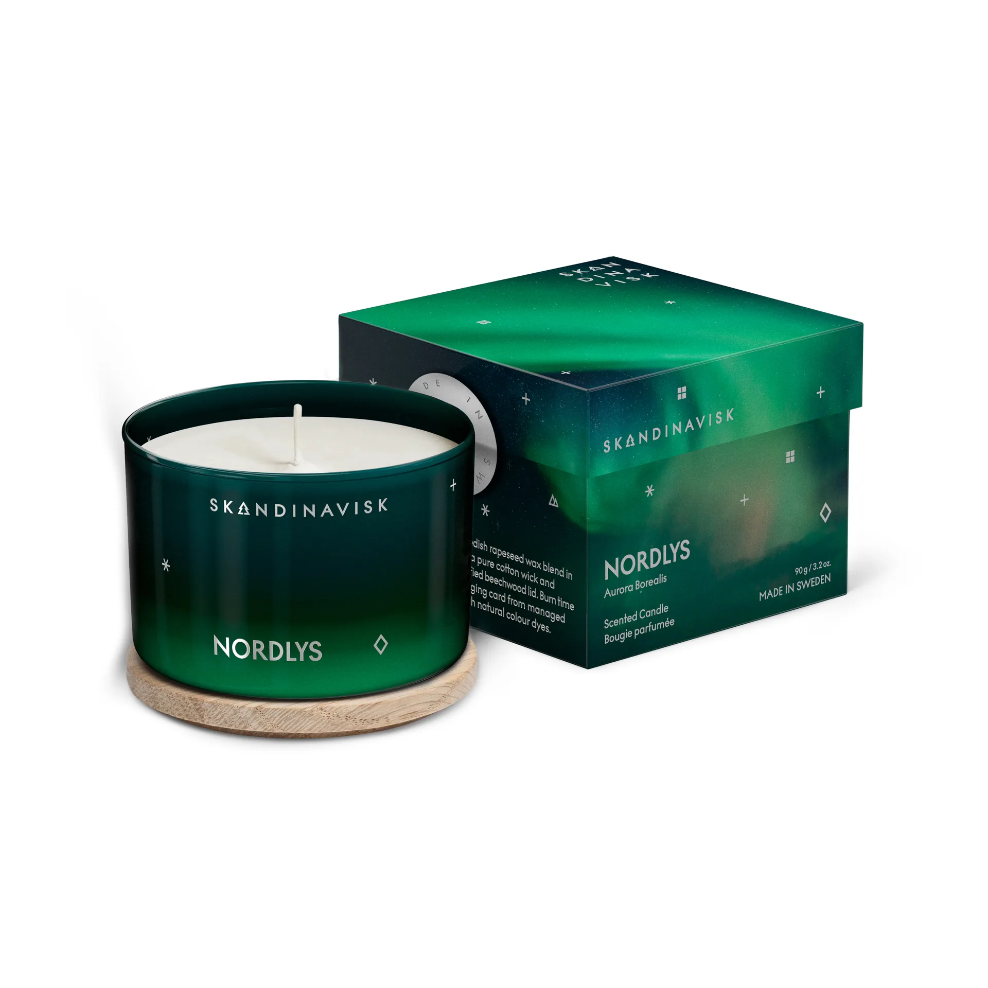 Nordlys doftljus, 90g Skandinavisk