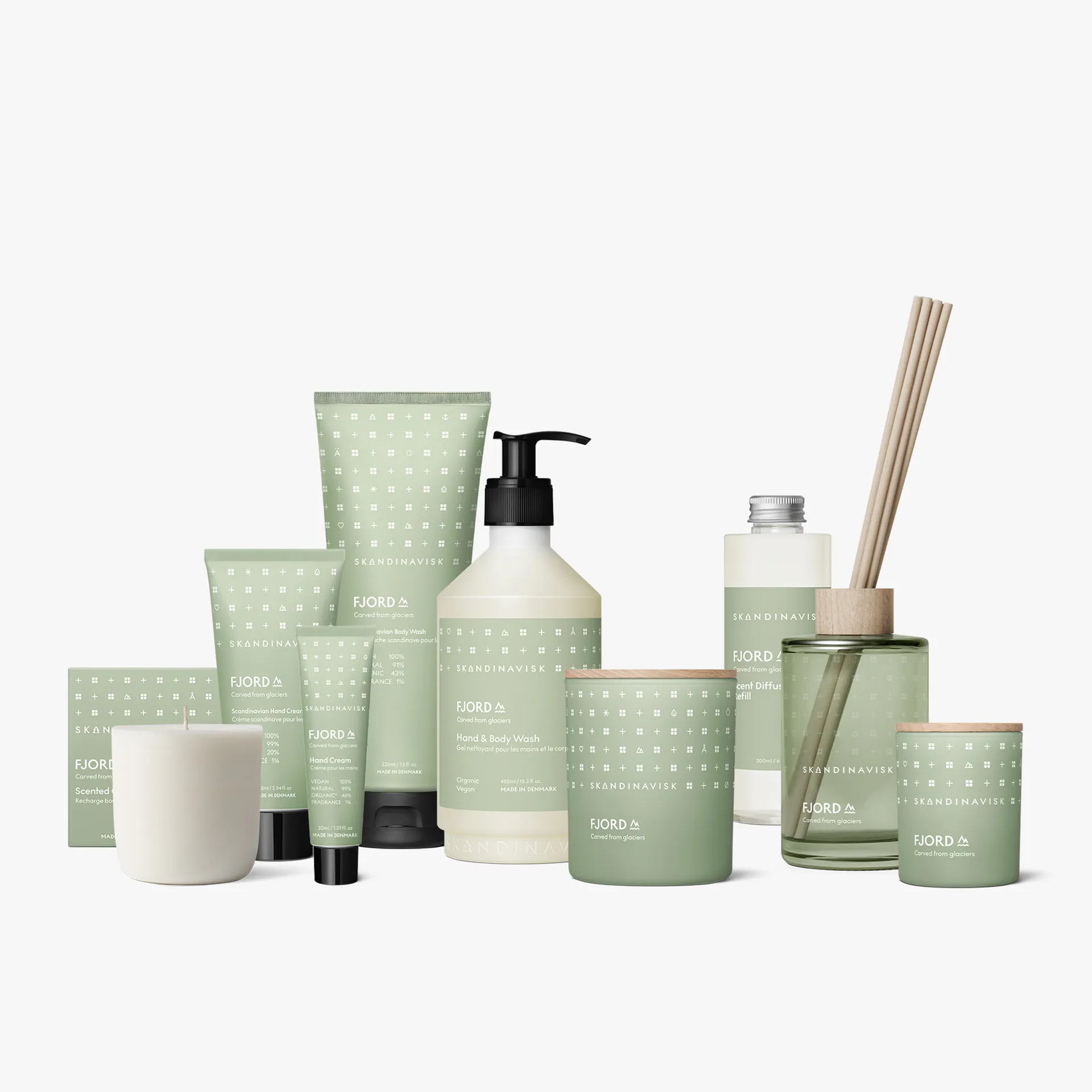 Refill Fjord doftljus, 200 g Skandinavisk